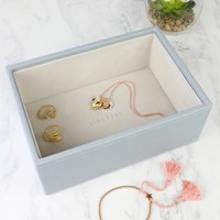 Stackers Mini Deep Jewellery Tray in Blue