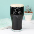 Lisa Angel Men's Personalised 'Wheely Good Father's Day' Engraved Pint Glass