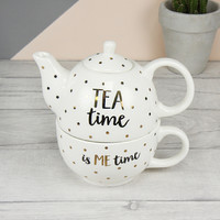 Sass & Belle 'Tea Time' Tea for One Teapot Set