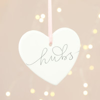 'Hubs' Heart Hanging Decoration