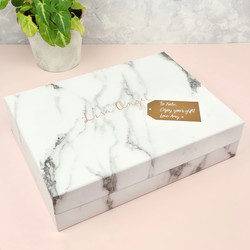 Personalised Large Lisa Angel Marble Gift Box