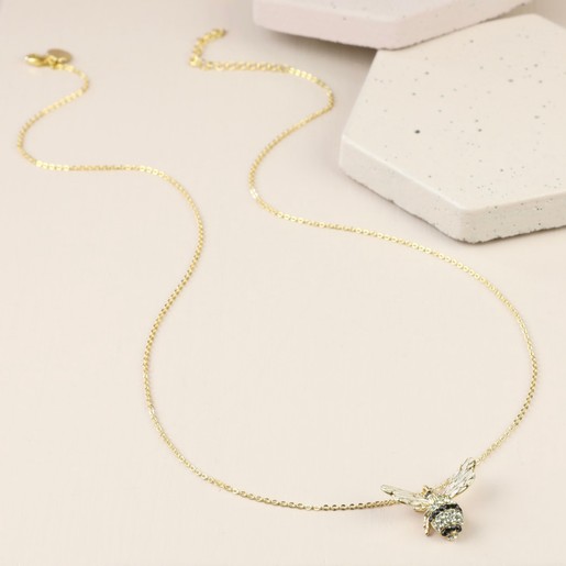 Tatty Devine Mini Bumblebee Pendant Necklace | Utility Gift UK