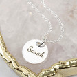 Personalised Disc Charm Necklace