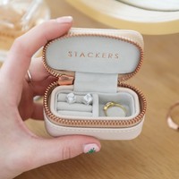 Stackers Blush Pink Petite Jewellery Travel Box
