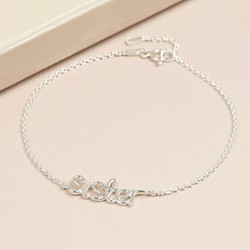 Sterling Silver 'Sister' Bracelet