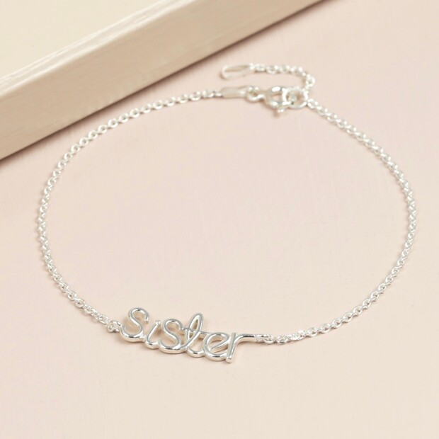 sterling silver sister bangle