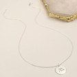 Lisa Angel Ladies' Personalised Sterling Silver Disc Necklace