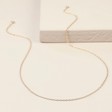 Lisa Angel Ladies' Luxury Solid 9ct Rose Gold Trace Chain