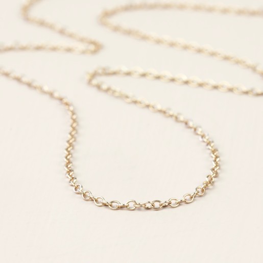 9ct gold trace chain