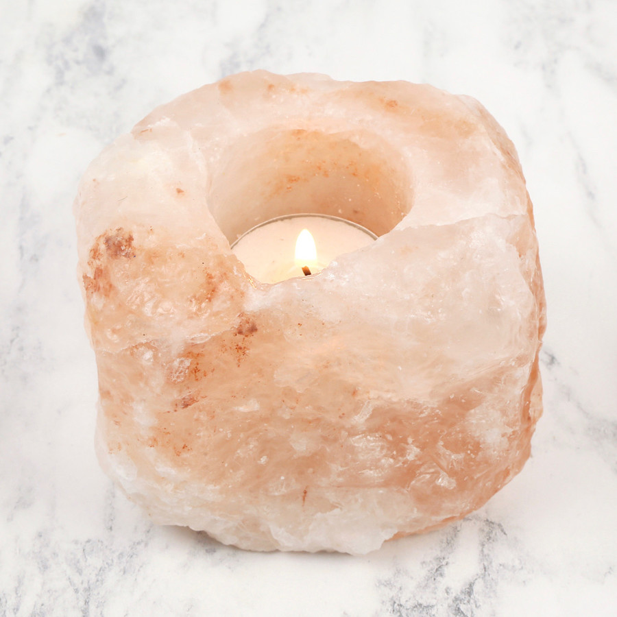 Himalayan Rock Salt Candle Holder Homeware Lisa Angel Himalayan Rock Salt Candle Holder Homeware Lisa Angel