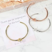 'Tie The Knot' Bridesmaid Bangle