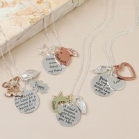 Personalised Quote Charm Necklace