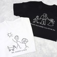 Lisa Angel Soft Cotton Men's Personalised 'Your Drawing' Slim Fit T-Shirt