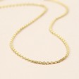 Lisa Angel Ladies' Gold Plated Sterling Silver Trace Chain