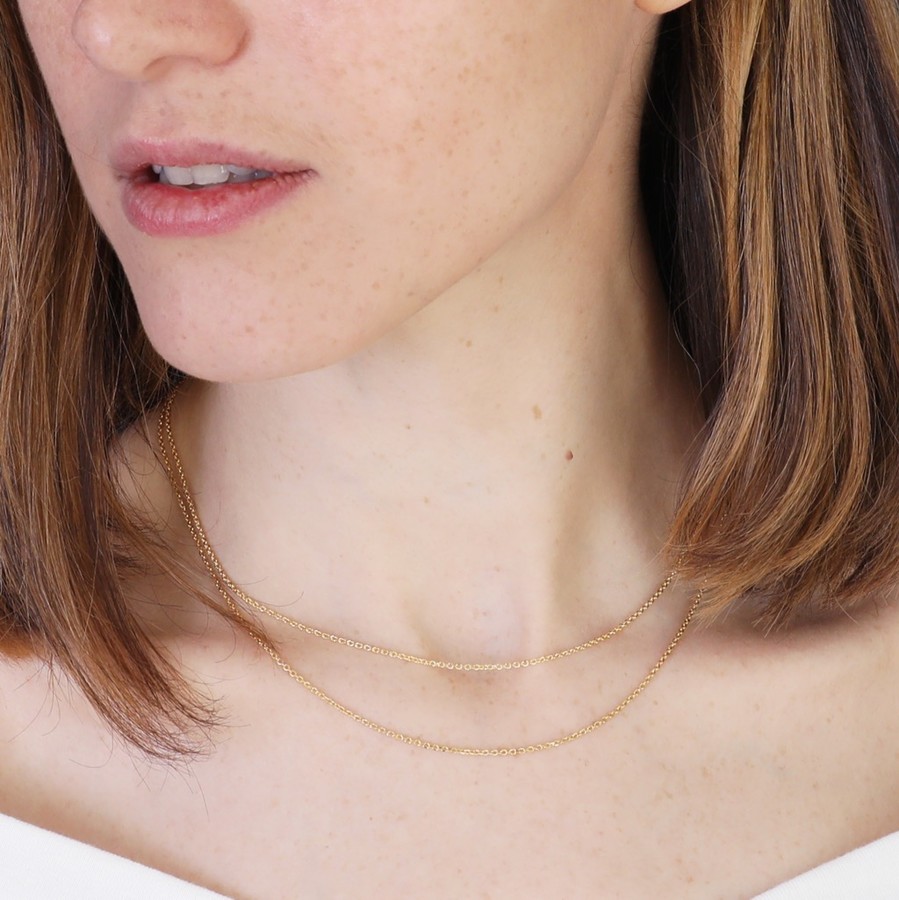 Gold Plated Sterling Silver Trace Jewellery Chain | Lisa Angel