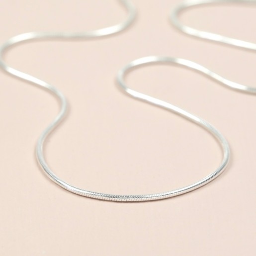 Silver Embellished Snake Pendant Necklace | Icing US
