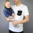 Lisa Angel Dad's Cotton Personalised Men's 'Family' T-Shirt