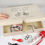 Personalised 'Great Dads Ride a Bike' Hamper Box