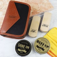 buff and shine shoe polish kit