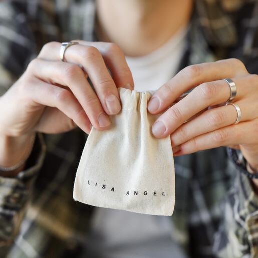 personalised men's jewellery pouch