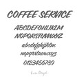 Graphic of Coffee Font