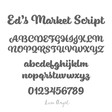 Ed's Market Script Font Graphic
