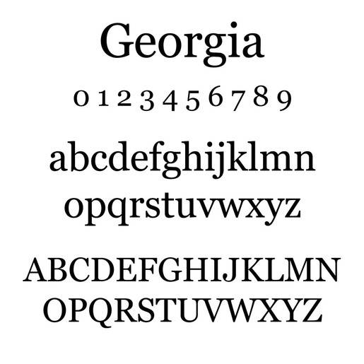 Lisa Angel Georgia Font