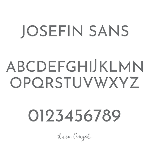 Lisa Angel Josefin Font Image Lisa Angel Josefin Font Image