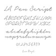 Lisa Angel LA Pen script Font Collage