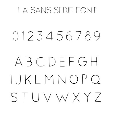 LA Sans Serif
