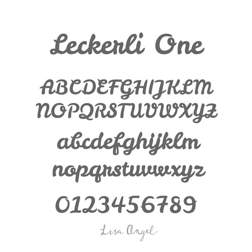 Leckerli One Font