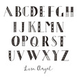 Font Graphic for the Engraved Circular Wooden Sign