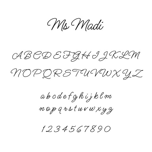 ms madi font