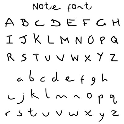 LA Note Font