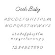 Ohh Baby Font Collage 