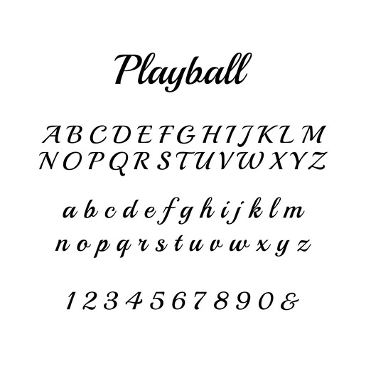 playball font