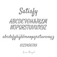 Lisa Angel Satisfy font graphic
