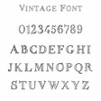 Graphic of Vintage Font for Personalised Large Starry Velvet Christmas Stocking