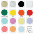 Acrylic Colour Options For Cake Topper