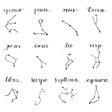 Graphic of Lisa Angel Constellation Symbols