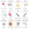 Lisa Angel Birth Flower Designs