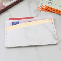 Marble Effect Paper Card Holder