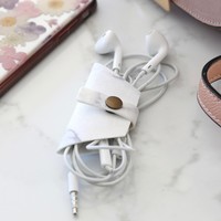 Marble Effect Paper Wire Tidy