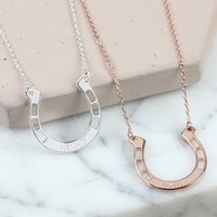 Personalised Horseshoe Necklace