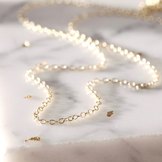 Solid 9ct Gold Trace Necklace Chain 
