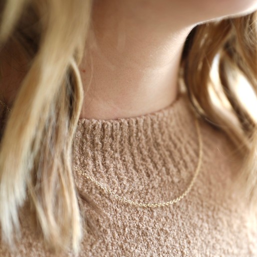 Solid 9ct Gold Trace Necklace Chain 