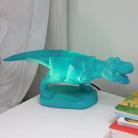 House of Disaster Turquoise T-Rex Lamp