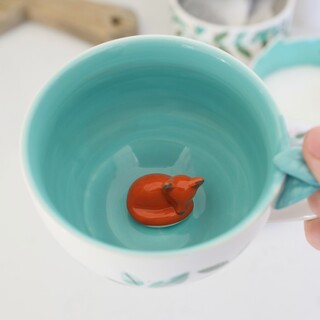 House of Disaster 'Secret Garden' Fox Teacup