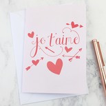 'Je T'aime' Greeting Card