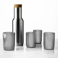 Sagaform Cork & Steel Carafe with Glasses